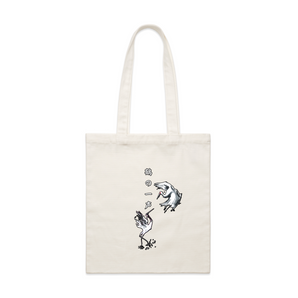Parcel Tote Two Cranes
